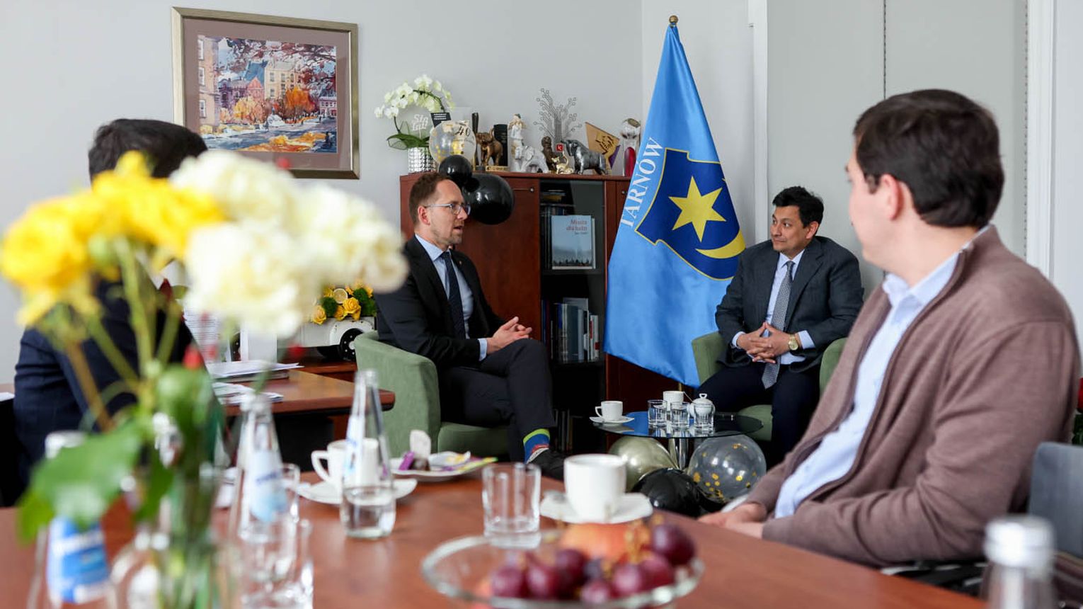 Ambasador Uzbekistanu z wizytą w Tarnowie