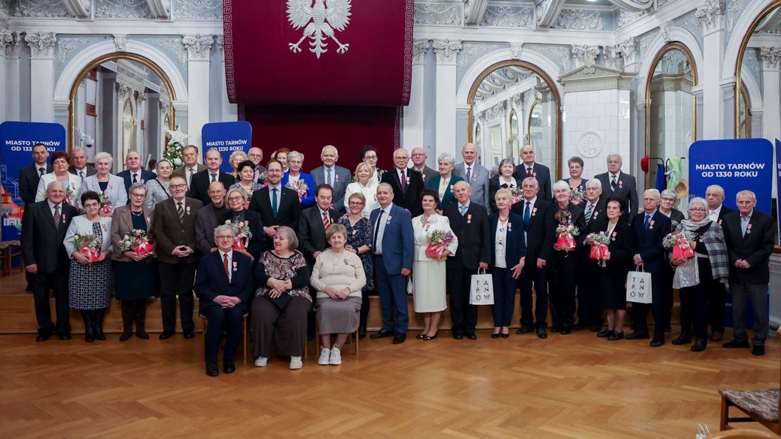 Dwadzieścia pięć par świętowało swoje jubileusze w Tarnowie. Państwo Kowalowie są ze sobą ponad 60 lat!