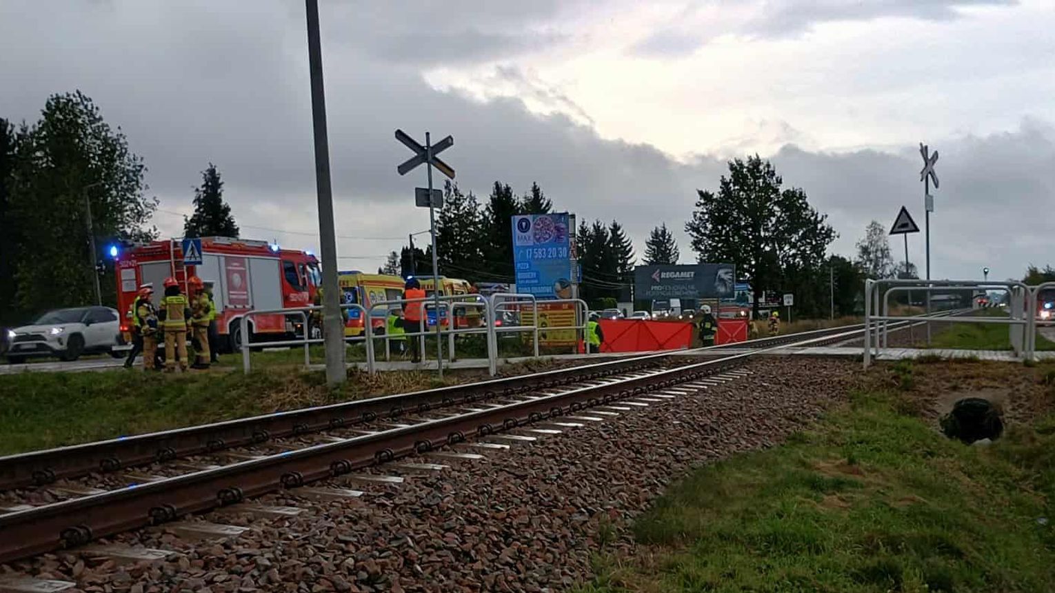 Dwie osoby nie żyją pod Mielcem. Dziadek i wnuczka zostali potrąceni przez pociąg