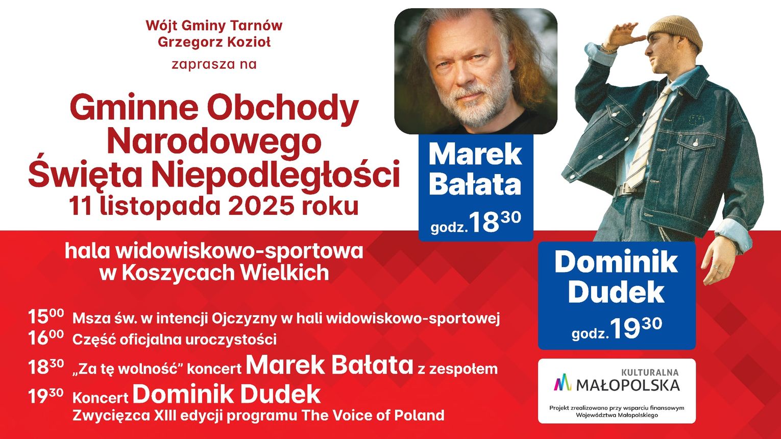Gmina Tarnów. Obchody Święta Niepodległości w Koszycach Wielkich