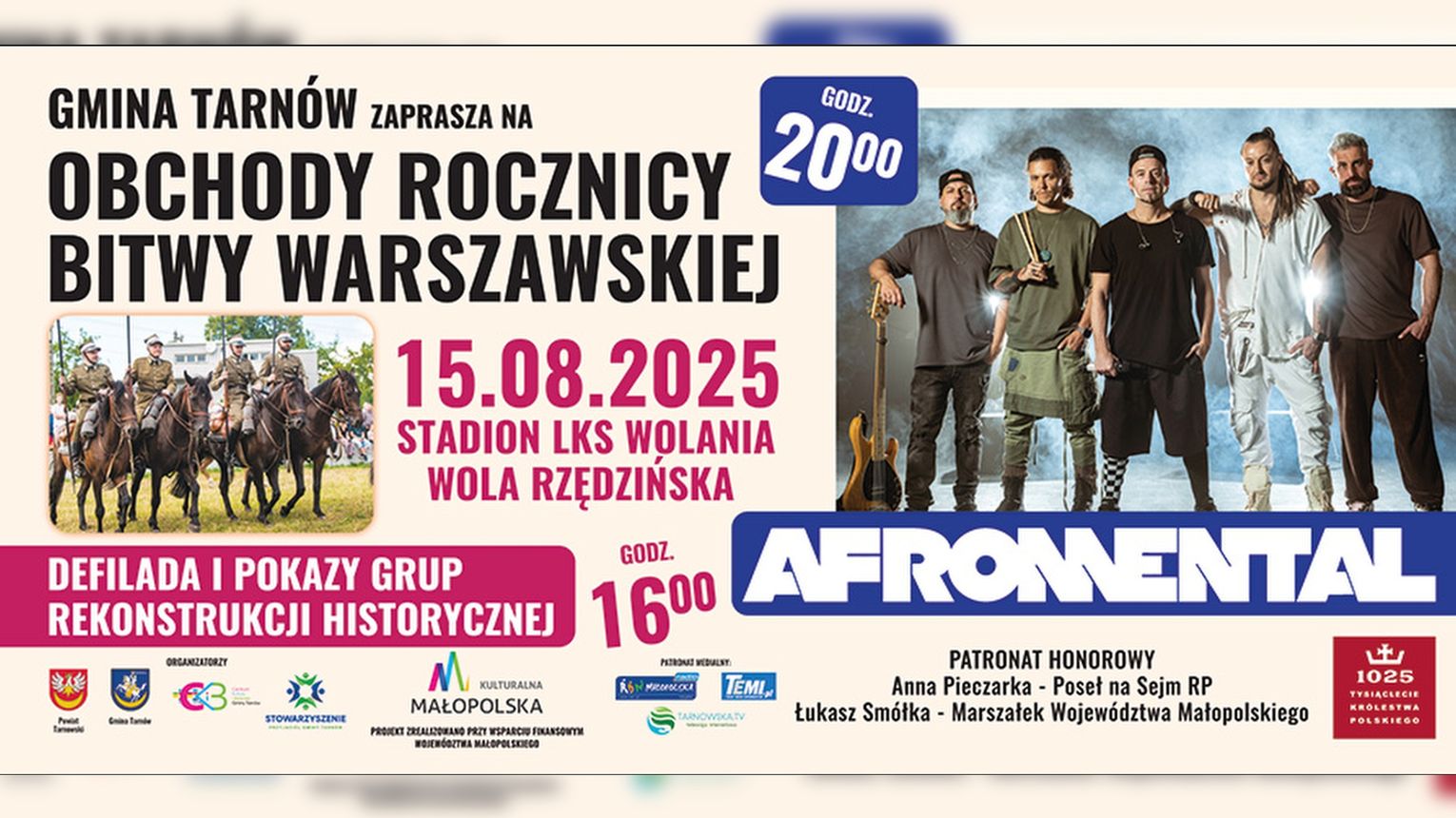 Gmina Tarnów zaprasza do Woli Rzędzińskiej na obchody rocznicy Bitwy Warszawskiej