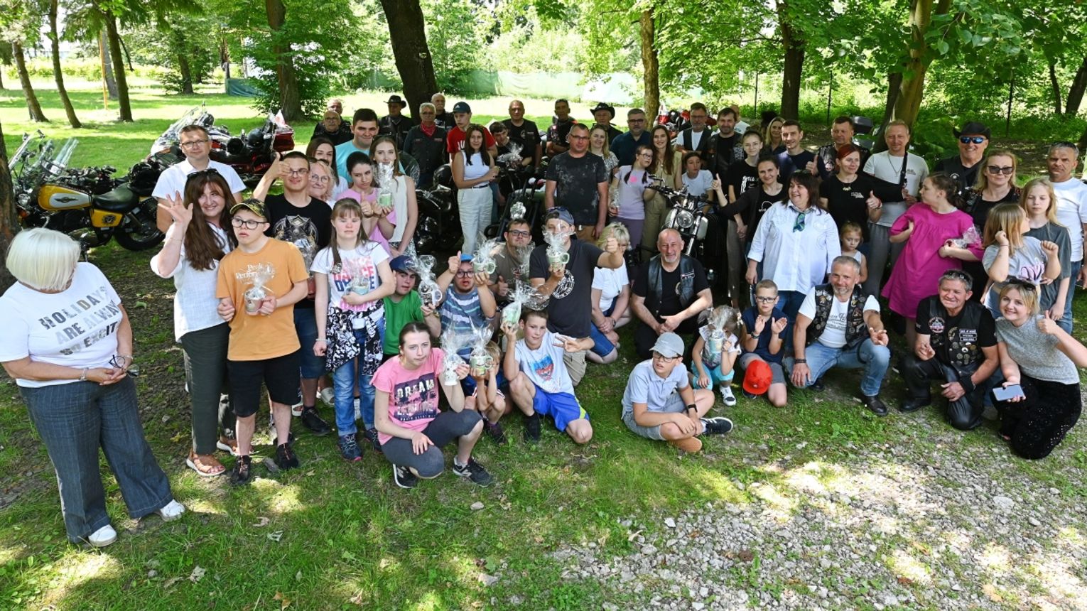 II Motocyklowy Dzień Dziecka nad Rabą