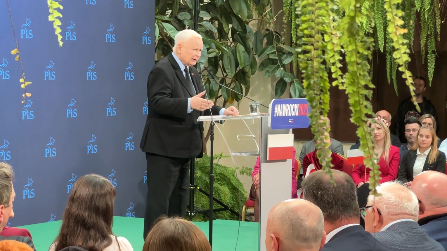 Jarosław Kaczyński w Wierzchosławicach