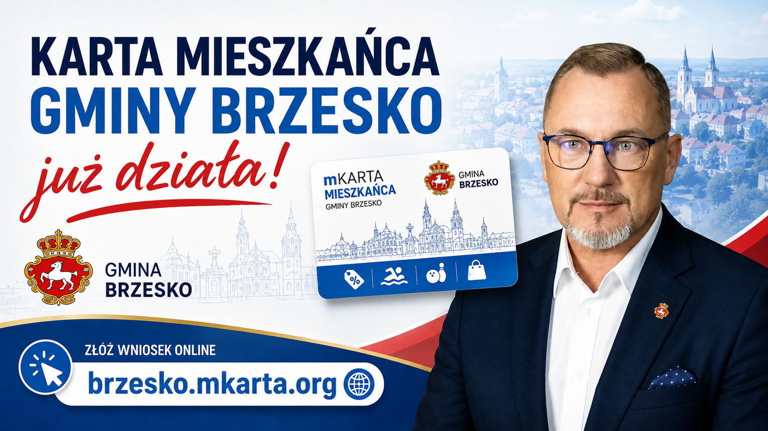 Karta Mieszkańca Gminy Brzesko już działa. Mieszkańcy mogą korzystać ze zniżek