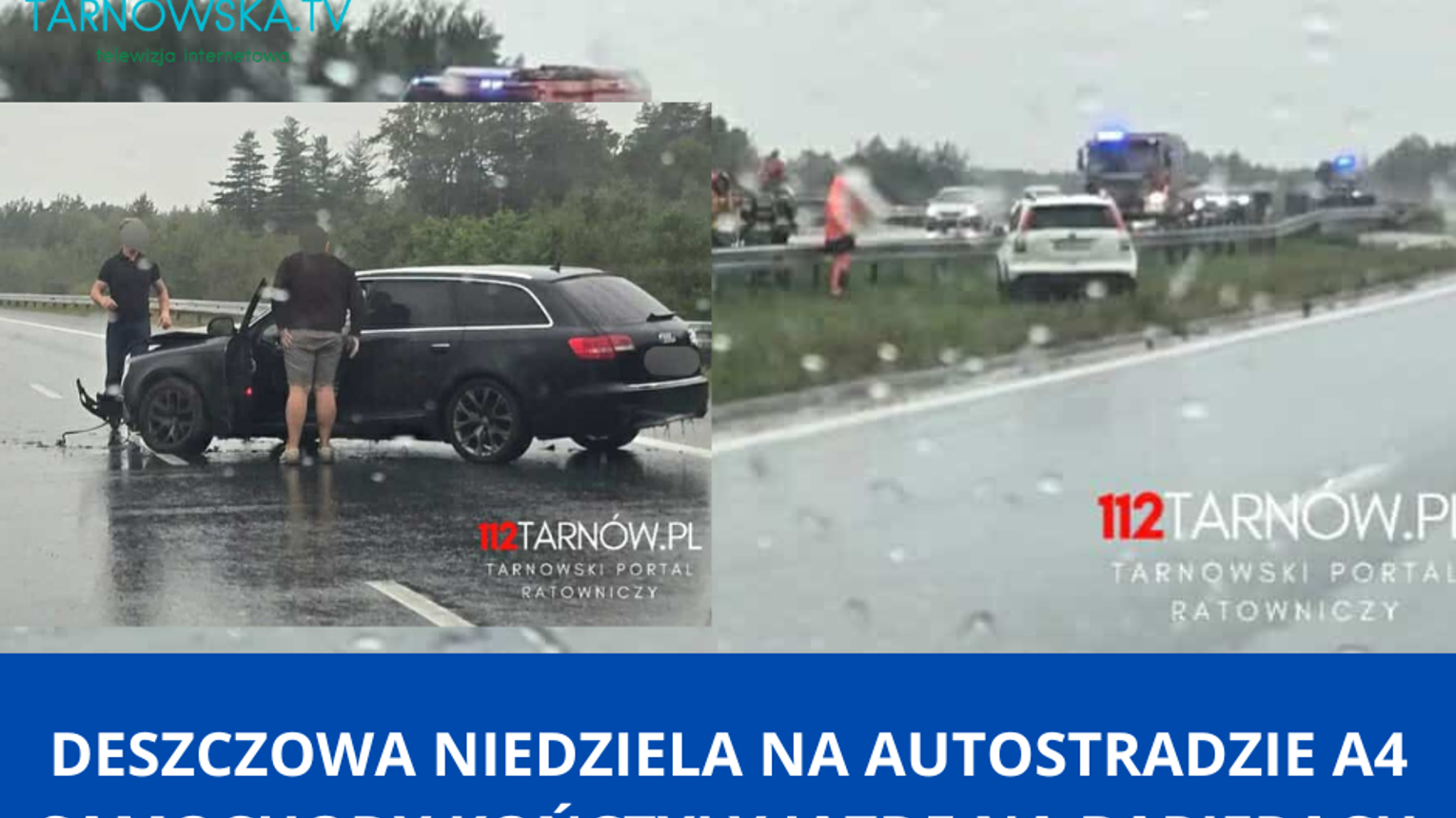 Kierowcy na tarnowskim odcinku autostrady rozbijali się na barierach