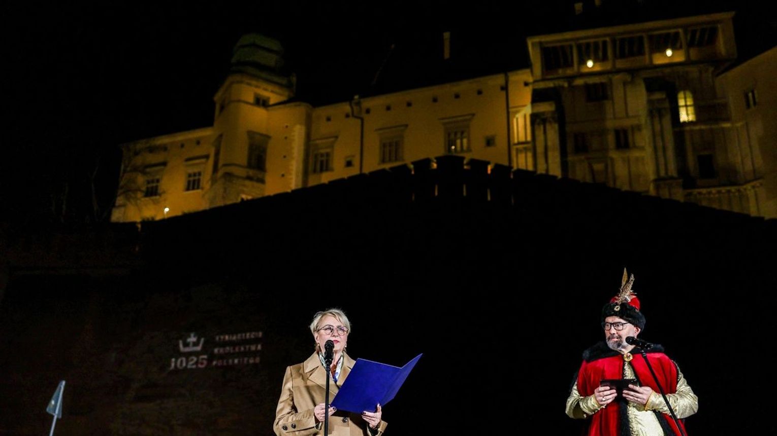 „Korona i Państwo – 1000 lat Królestwa”. Spektakl na murach Zamku Królewskiego na Wawelu