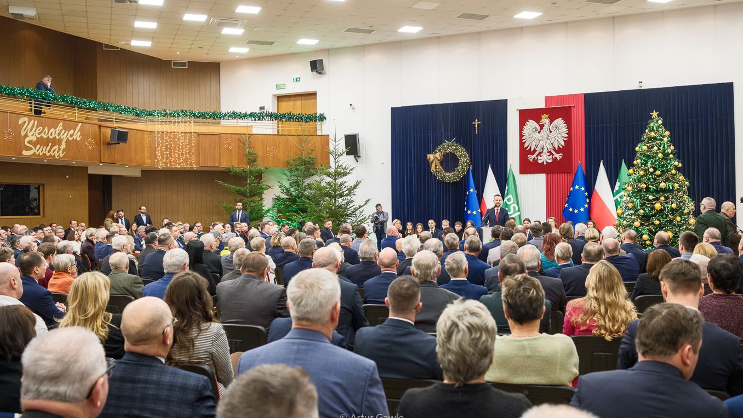 Ludowcy przełamali się opłatkiem w Tarnowie