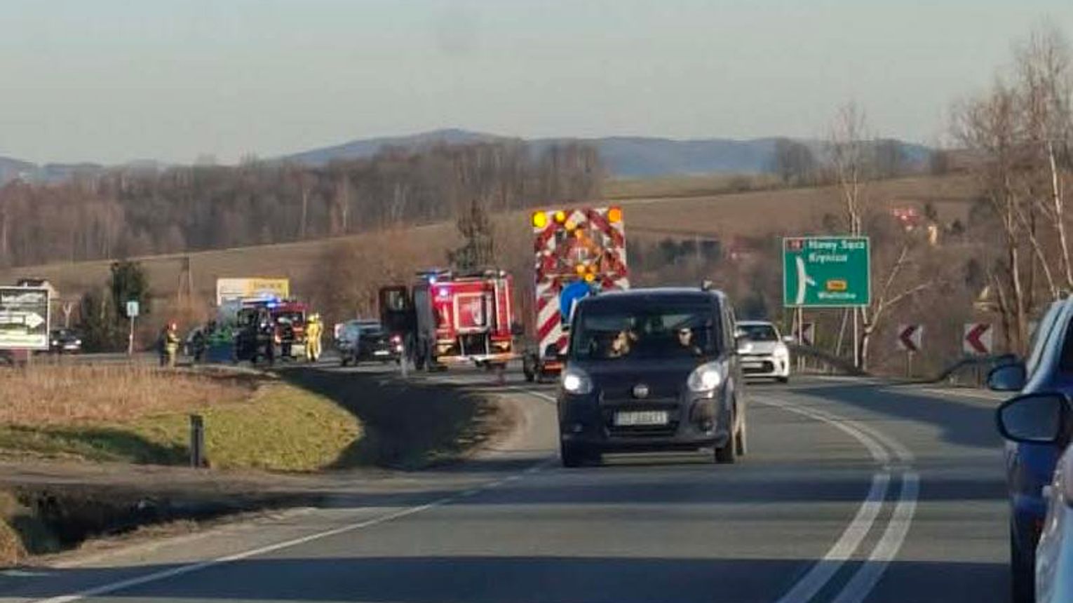 Mercedesy zderzyły się w Tymowej