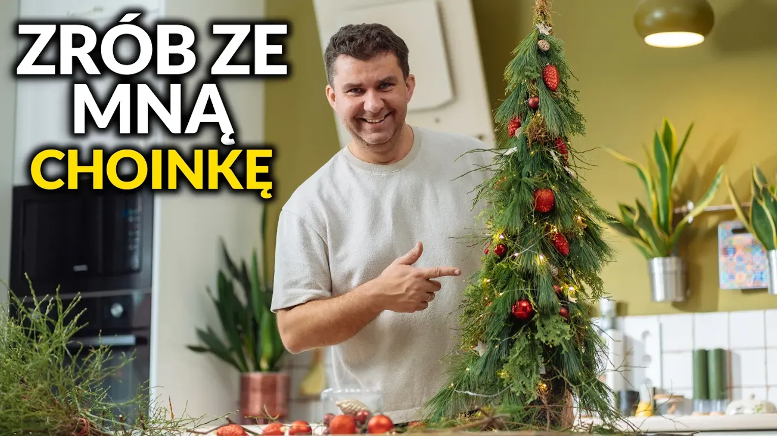 Mini choinka na święta. Super pomysł. Zrób ją ze mną