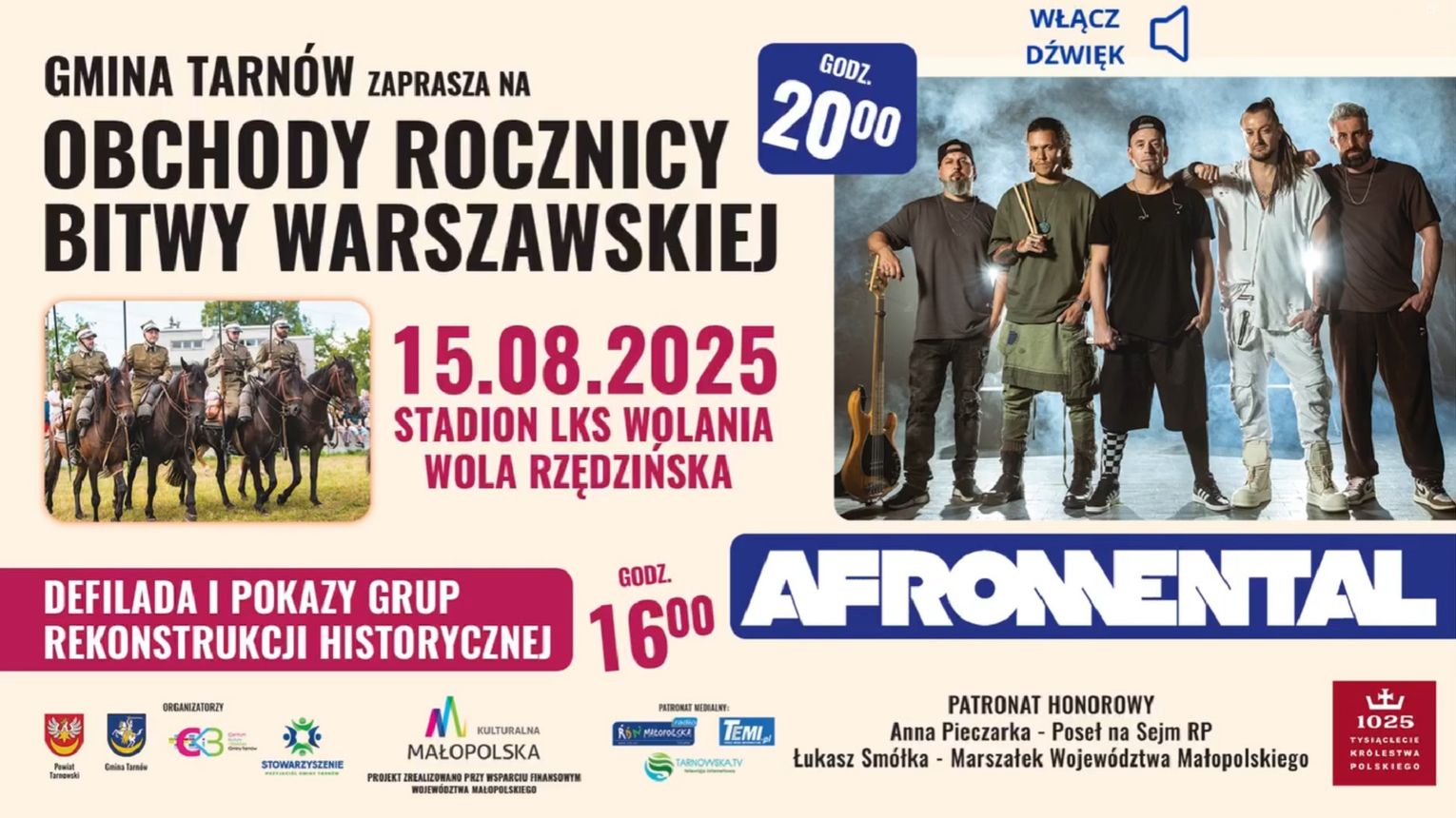 NA ŻYWO: Rocznica Bitwy Warszawskiej w Woli Rzędzińskiej 2025