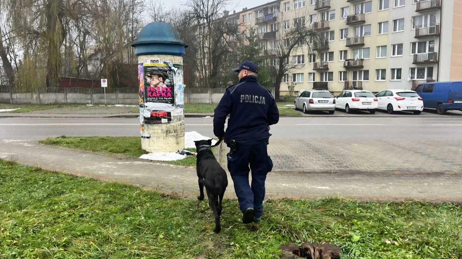 Nowy czworonożny funkcjonariusz w szeregach KPP Dąbrowa Tarnowska