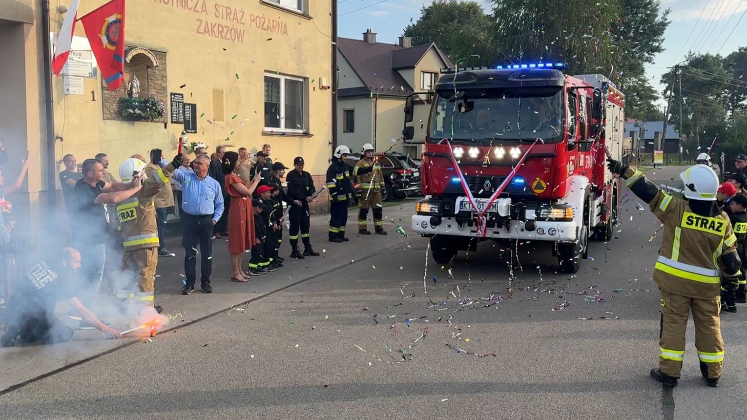 Nowy wóz w OSP Zakrzów