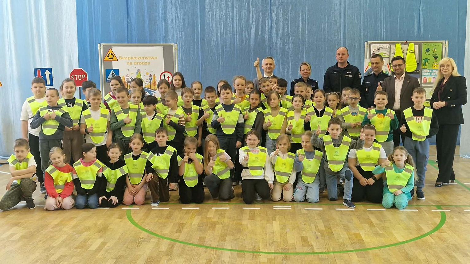 Odblaskowe kamizelki dla najmłodszych z powiatu tarnowskiego