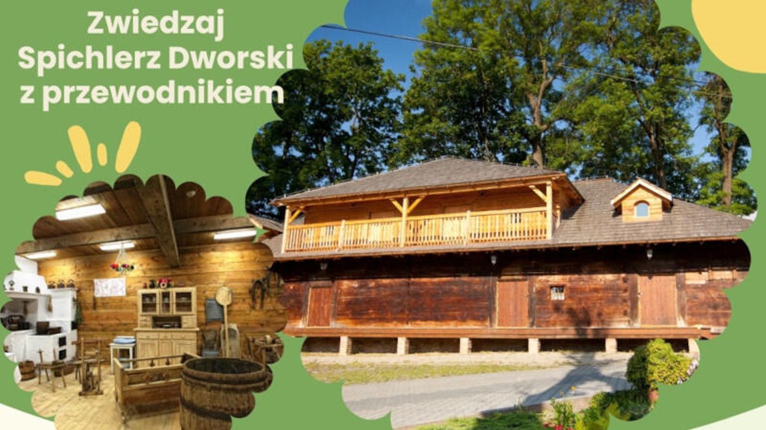 Odkryj uroki Ryglic z przewodnikiem i zwiedzaj Spichlerz Dworski oraz strefę SOWA