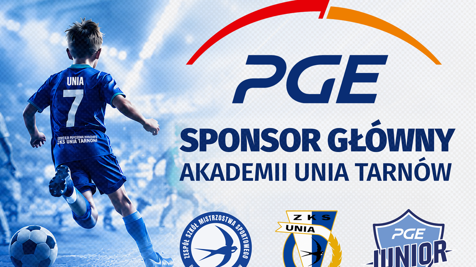 PGE Polska Grupa Energetyczna Sponsorem Głównym Akademii Unia Tarnów