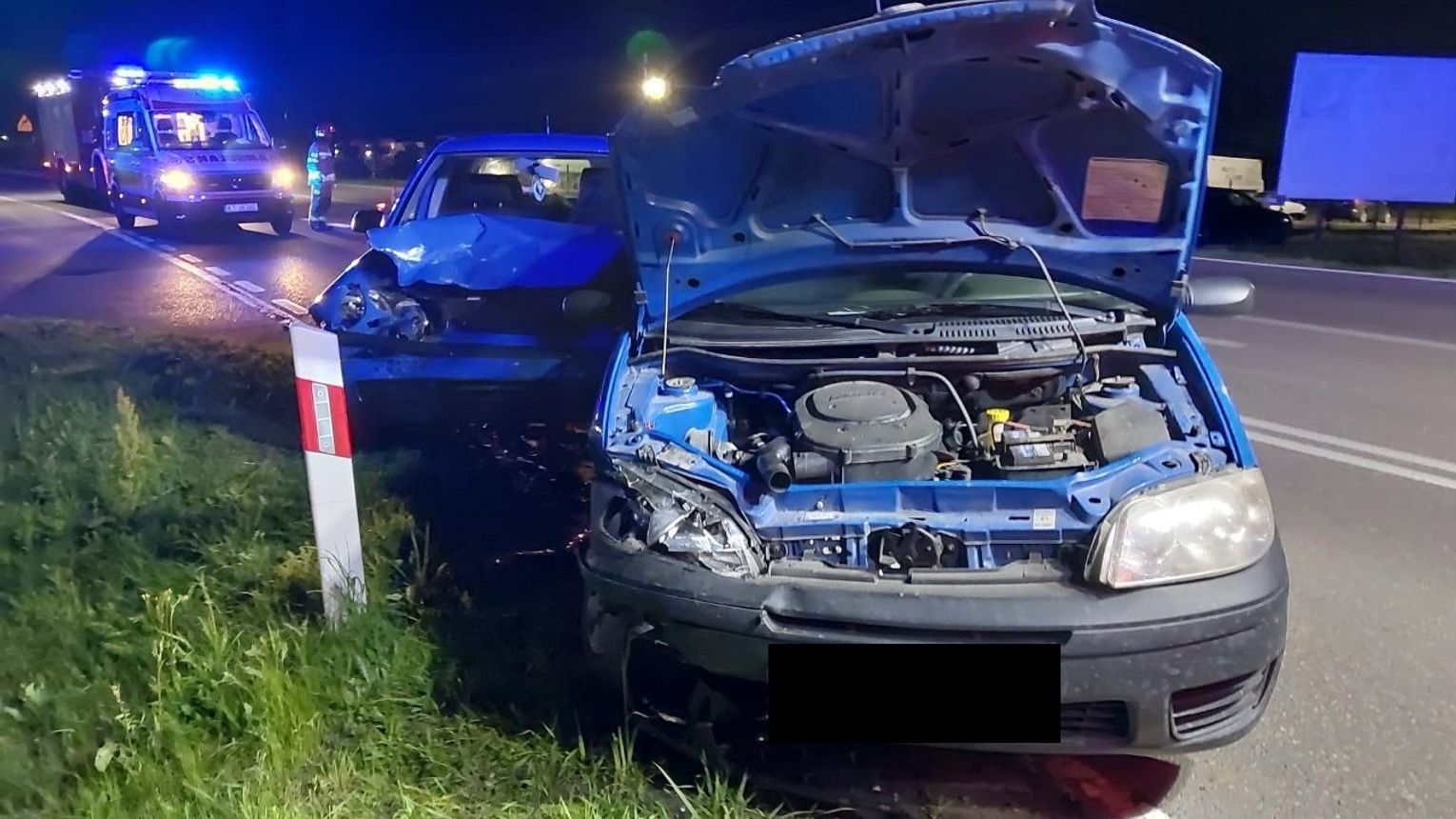 Pijany kierowca spowodował wypadek w Żabnie
