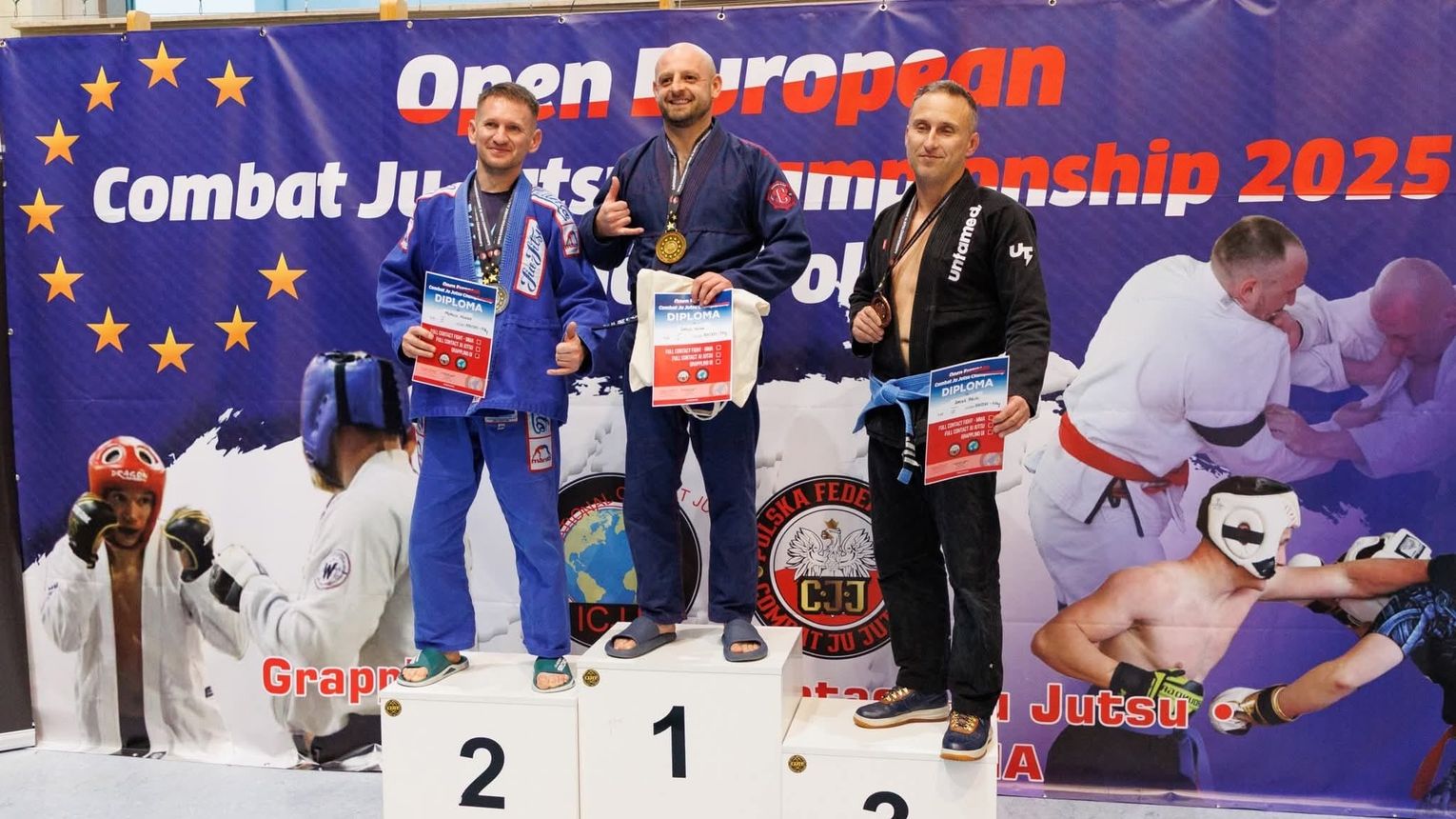 Policjant z Tarnowa podwójnym Mistrzem Europy w Combat Ju Jutsu!