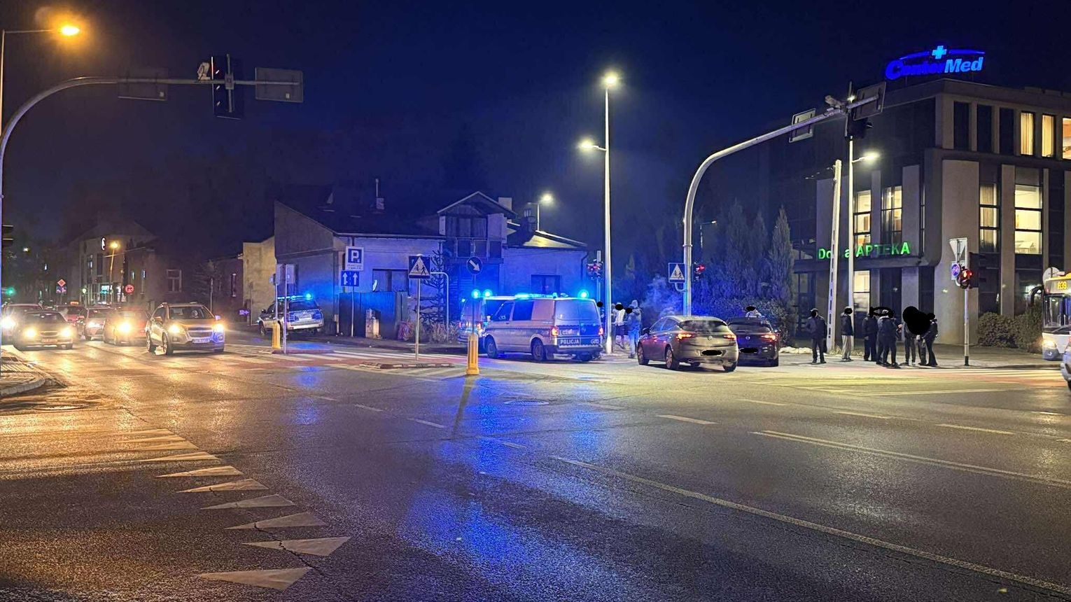 Policyjna akcja w centrum Tarnowa