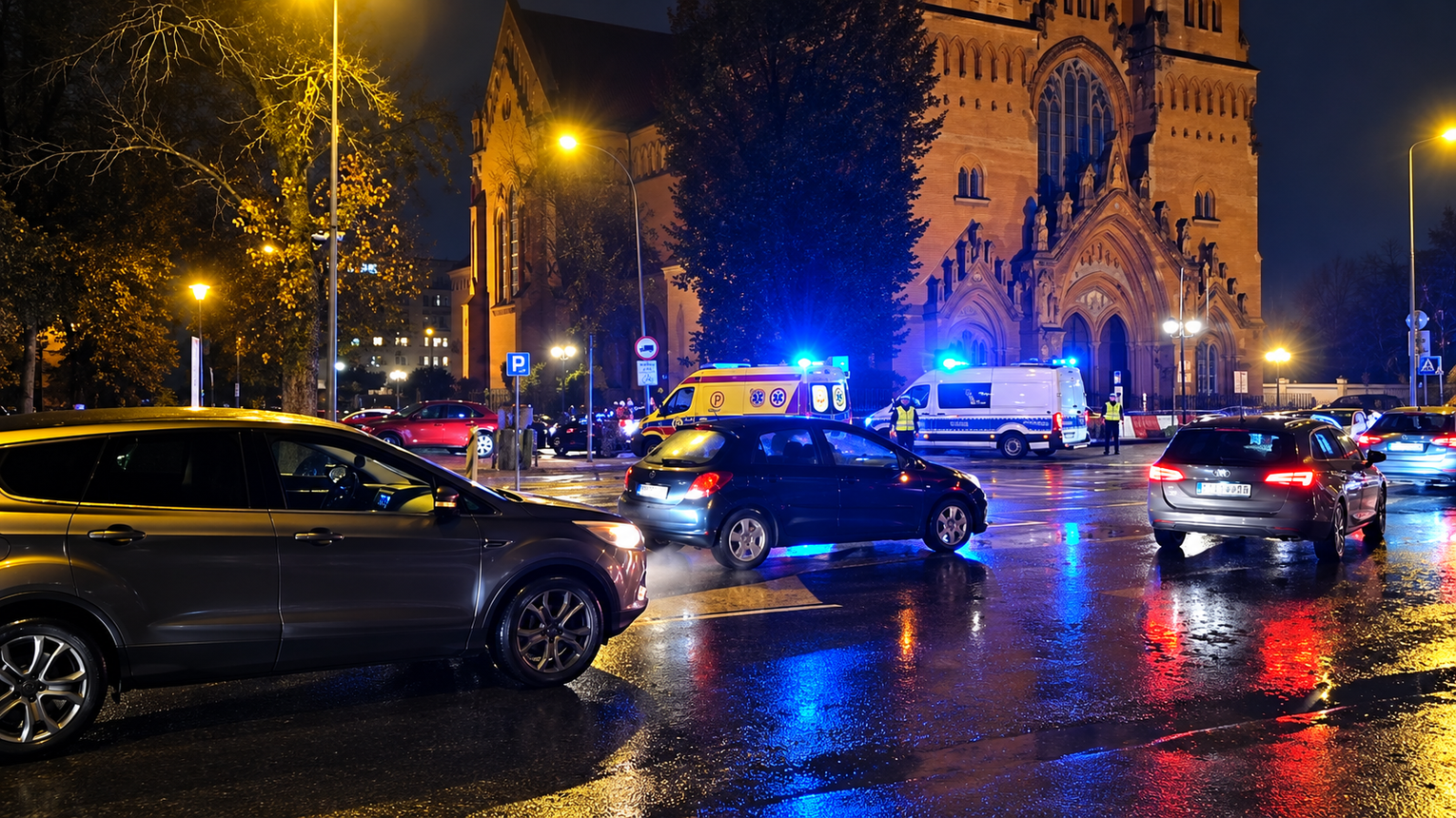 Potrącenie kobiety na przejściu dla pieszych w Tarnowie. Ulica Ujejskiego była całkowicie zablokowana
