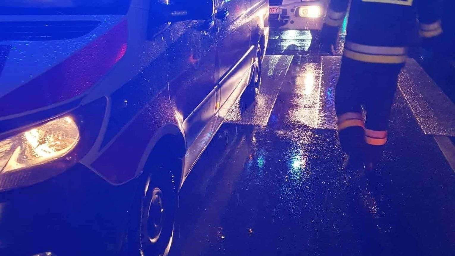 Potrącenie pieszego na ulicy Brzeskiej w Krakowie. Poszkodowany w szpitalu