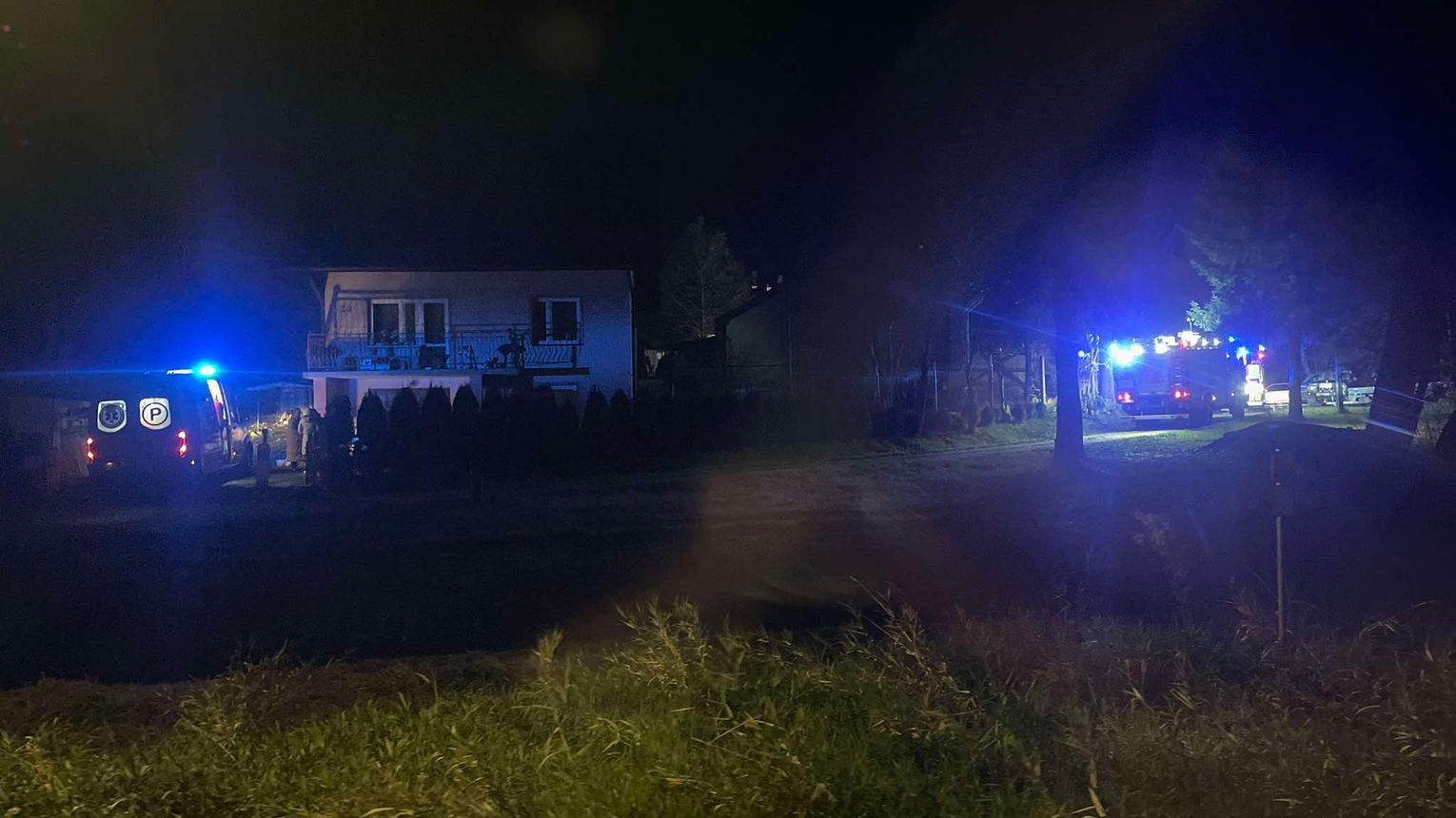 Pożar domu w Gorlicach. Jedna osoba poszkodowana