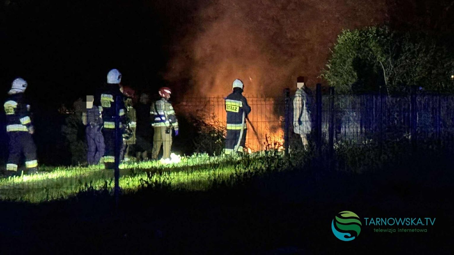 Pożar na Ablewicza w Koszycach Wielkich