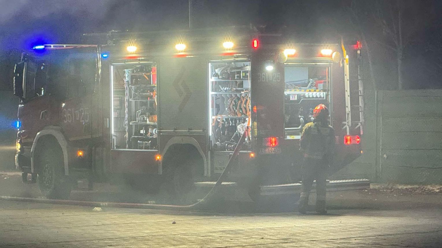 Pożar w Bieśniku pod Zakliczynem