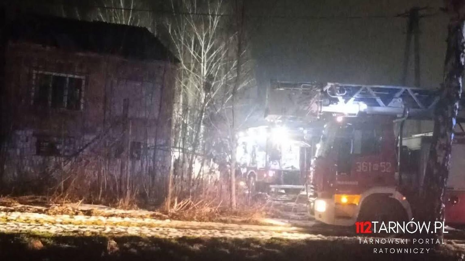 Pożar w Tarnowie. Trzy zastępy straży w akcji!