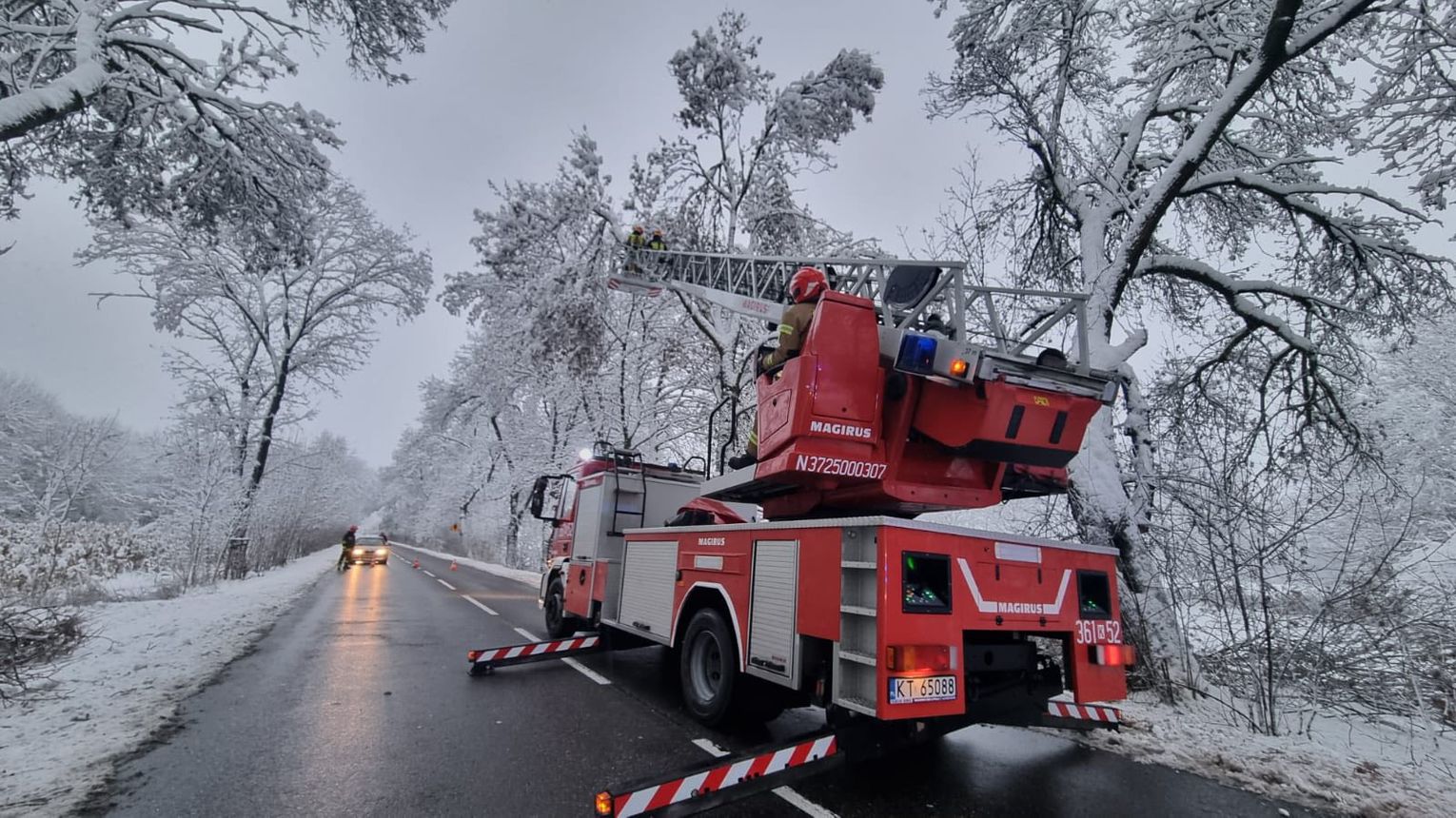 Pracowita niedziela małopolskich strażaków