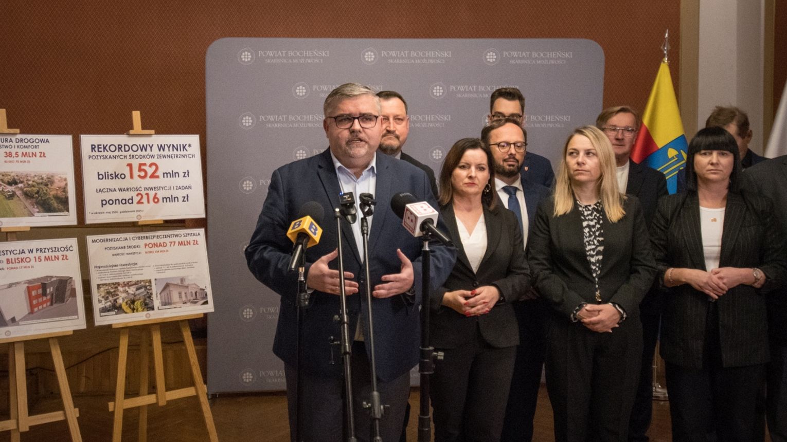 Rekordowe środki zewnętrzne dla Powiatu Bocheńskiego – 152 mln zł w półtora roku