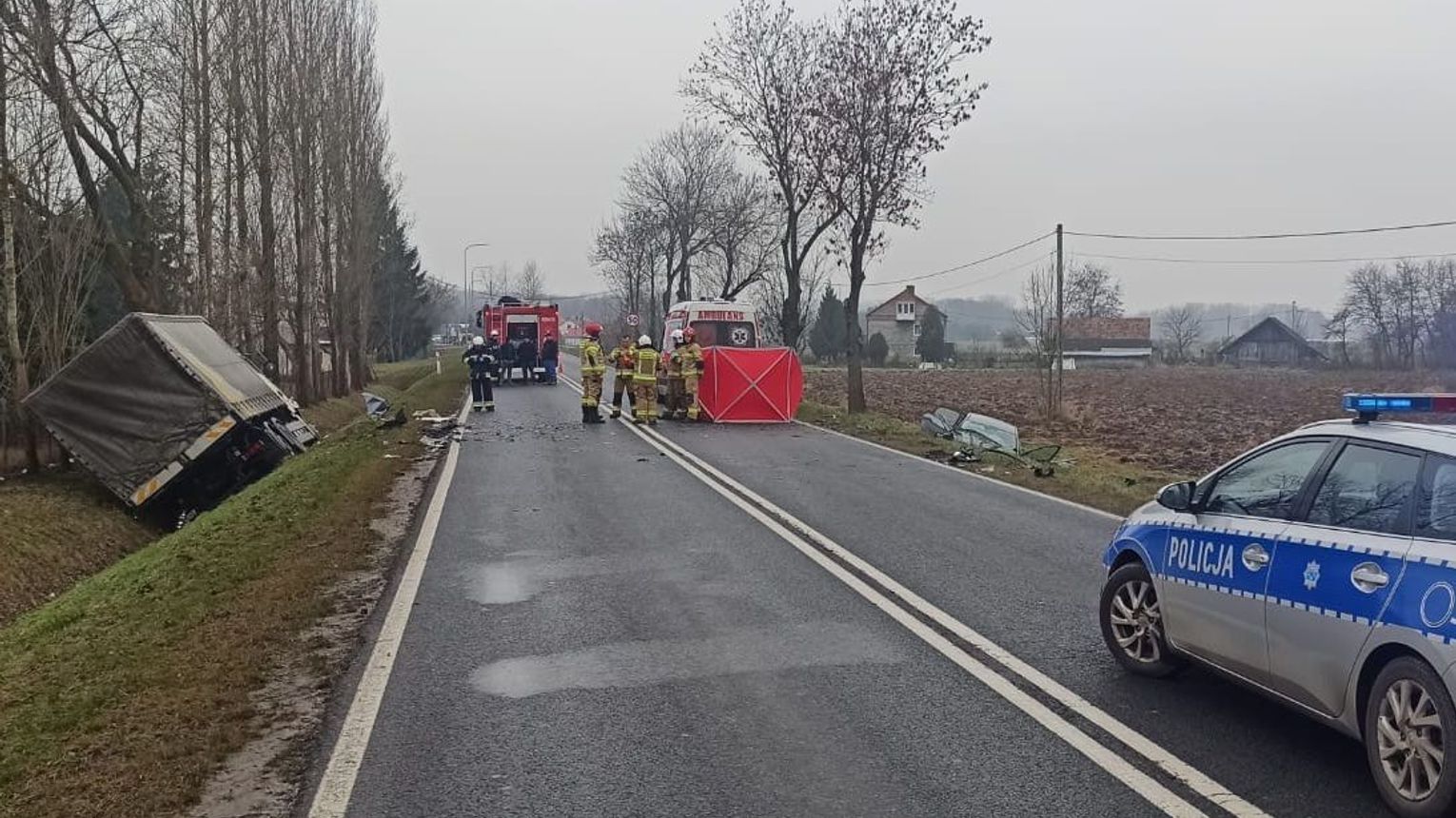 Śmiertelny wypadek pod Nowym Korczynem
