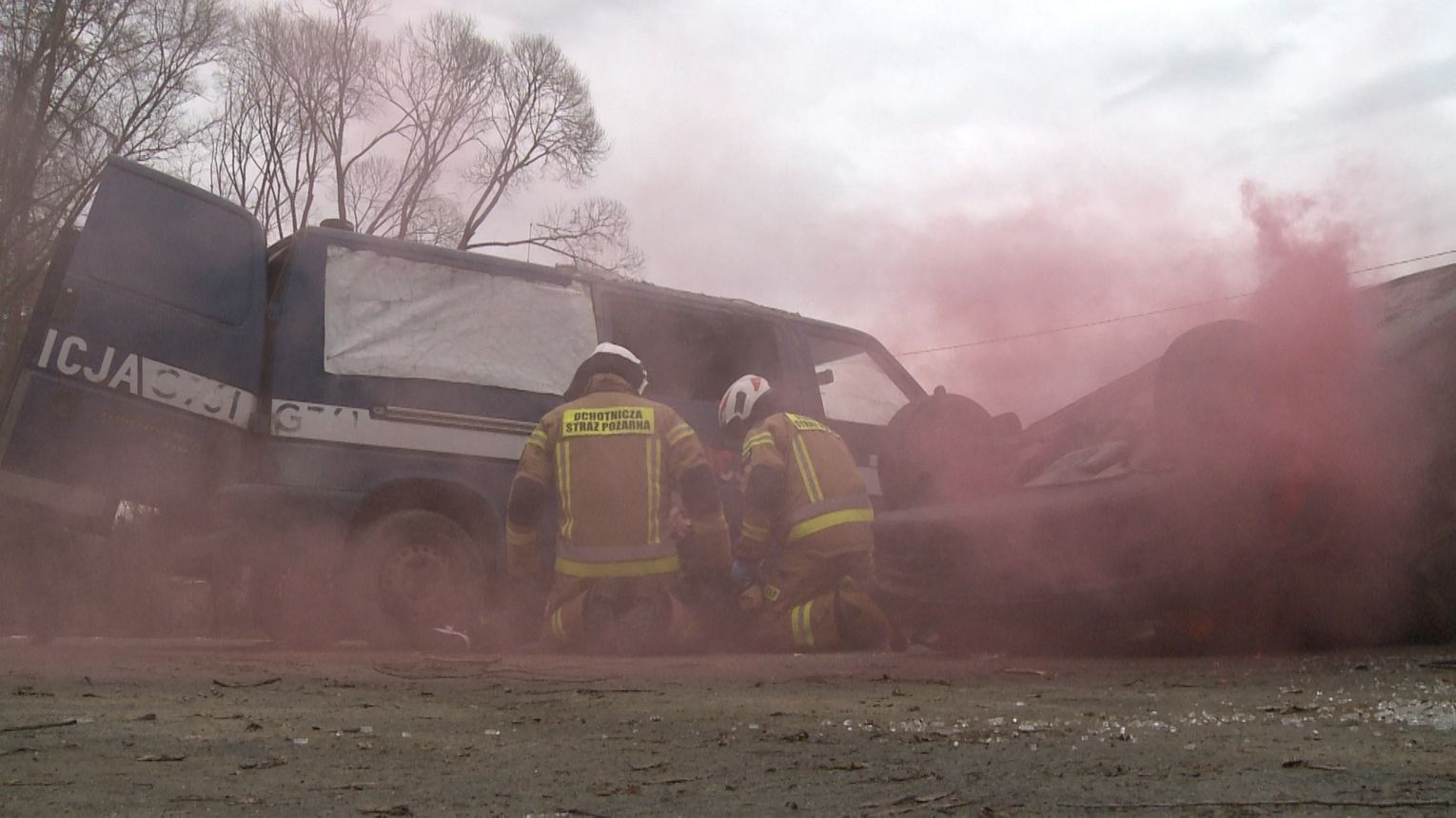 Straż, policja i gminy razem w akcji – ćwiczenia ratownicze w powiecie tarnowskim
