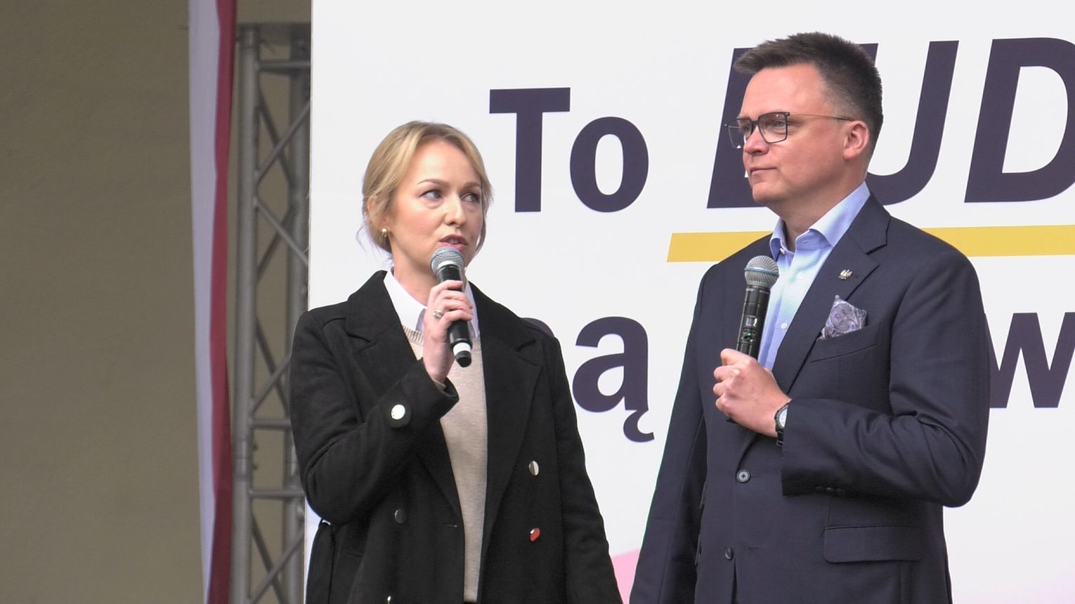 Szymon Hołownia spotkał się z wyborcami w Tarnowie