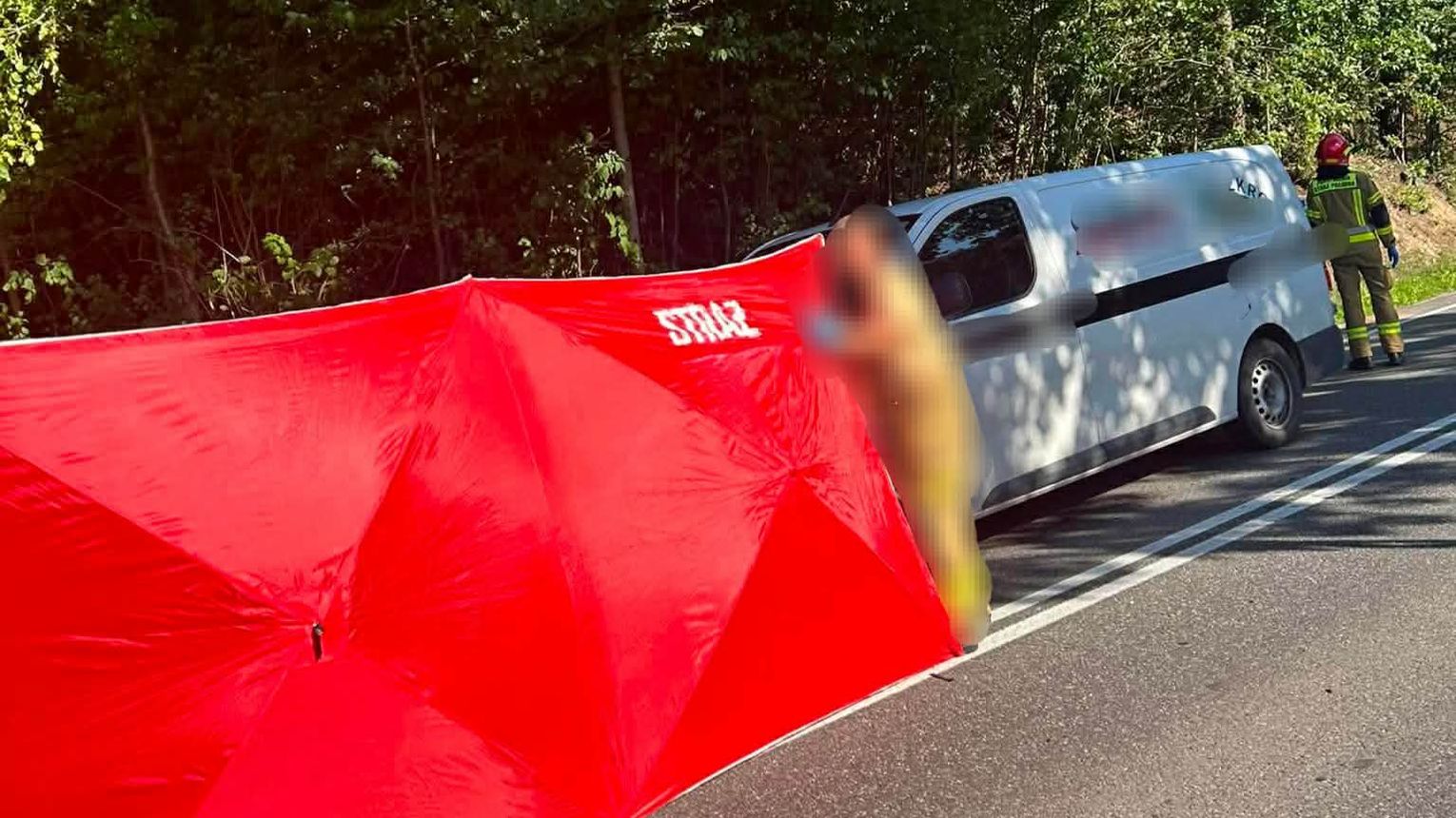 Tragedia na DK 75 pod Czchowem. Motocyklista zginął po czołowym zderzeniu z samochodem