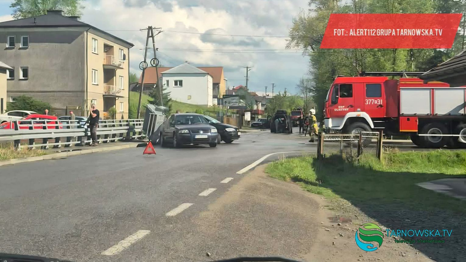 Trzy osoby poszkodowane w wypadku w Olszynach
