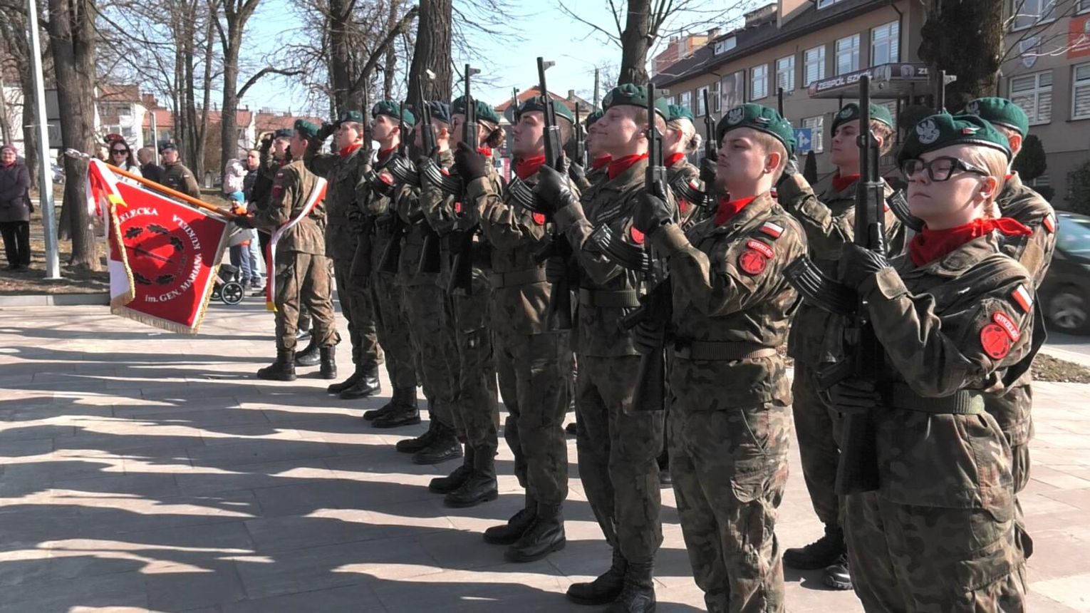 Upamiętnienie żołnierzy niezłomnych w Dąbrowie Tarnowskiej