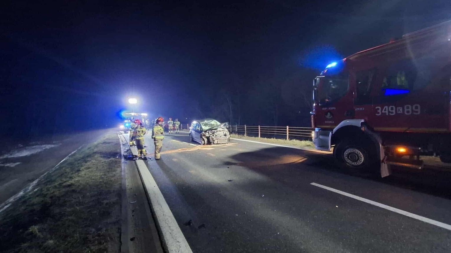 Wypadek pod Nowym Sączem. Są osoby poszkodowane