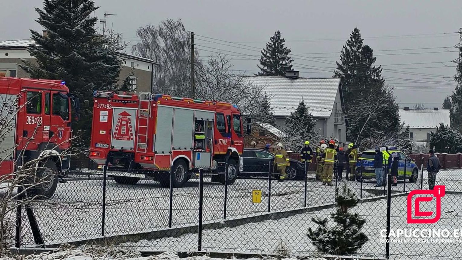 Wypadek w Biadolinach Radłowskich. Jedna osoba poszkodowana