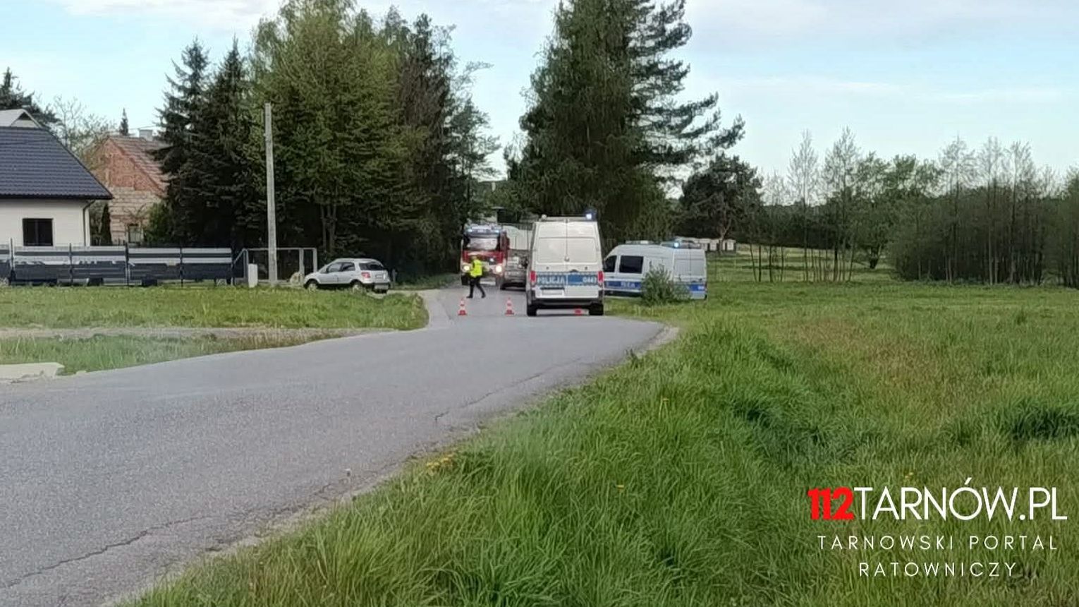 Wypadek w Szynwałdzie. Ranny motocyklista