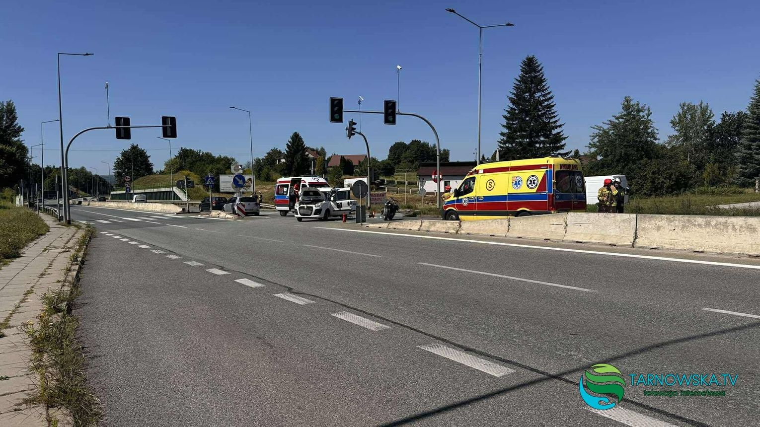 Wypadek w Zgłobicach. Dwie osoby ranne!