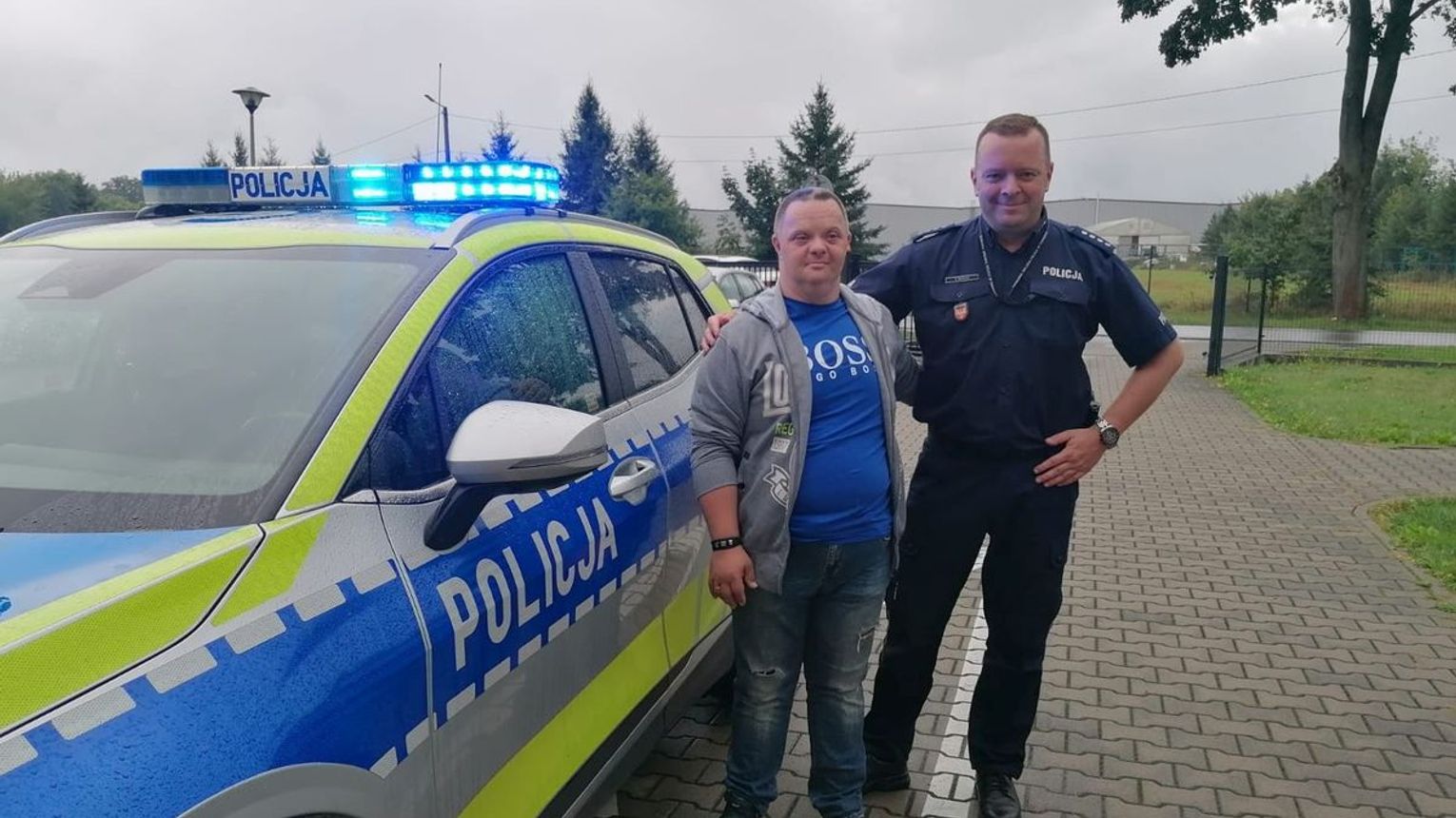 Z wizytą w Komisariacie – spełnione marzenie mieszkańca Żabna