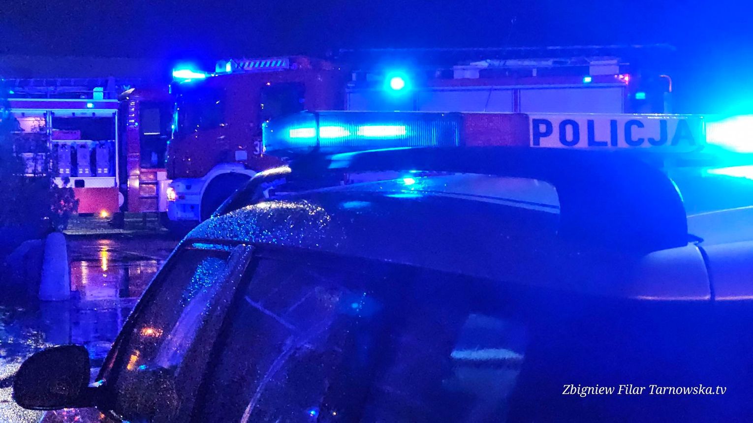 Zderzenie dwóch samochodów w Dąbrowie Tarnowskiej