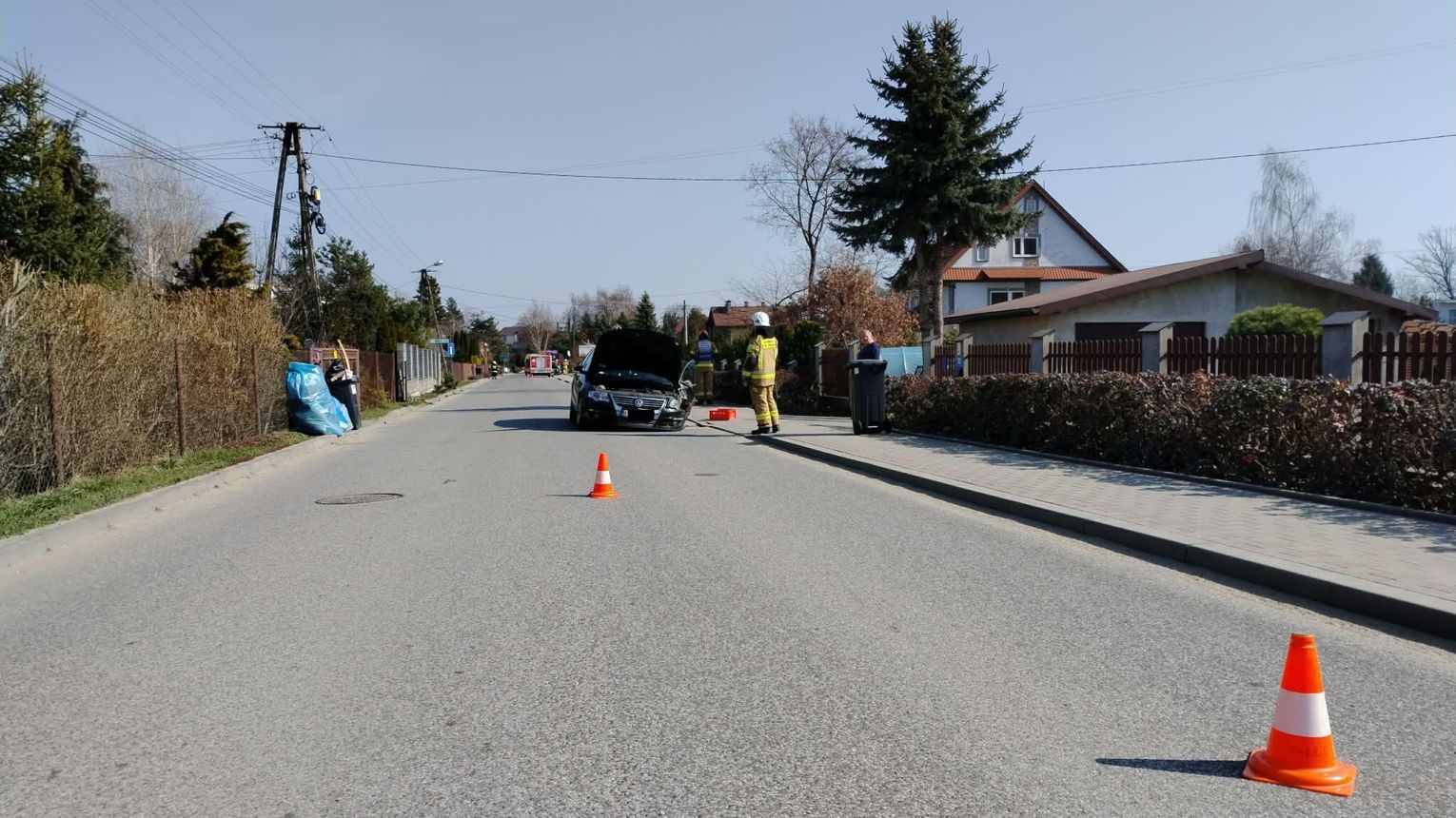 Zderzenie dwóch samochodów w Zgłobicach