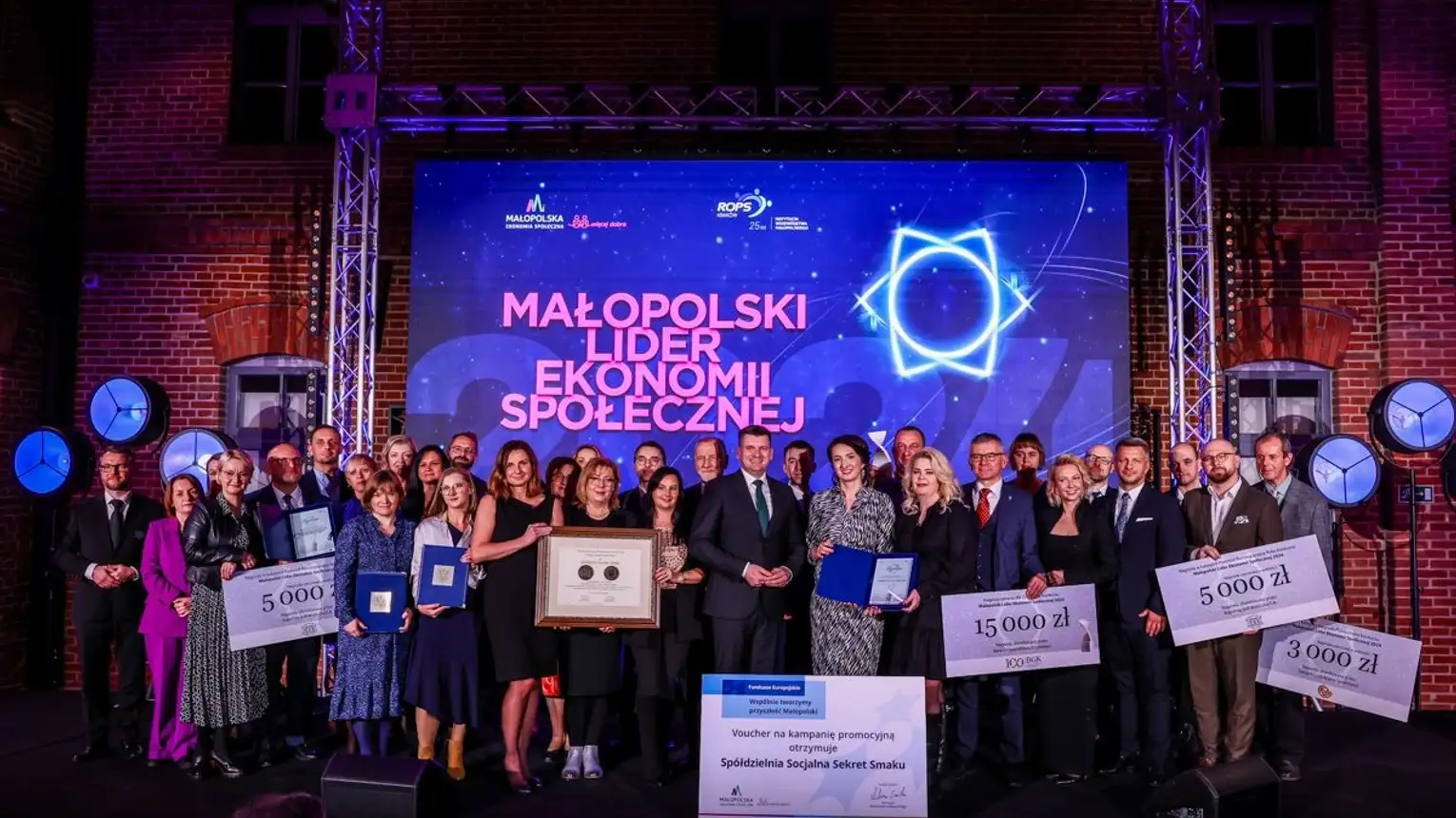 Znamy laureatów Konkursu Małopolski Lider Ekonomii Społecznej 2024!