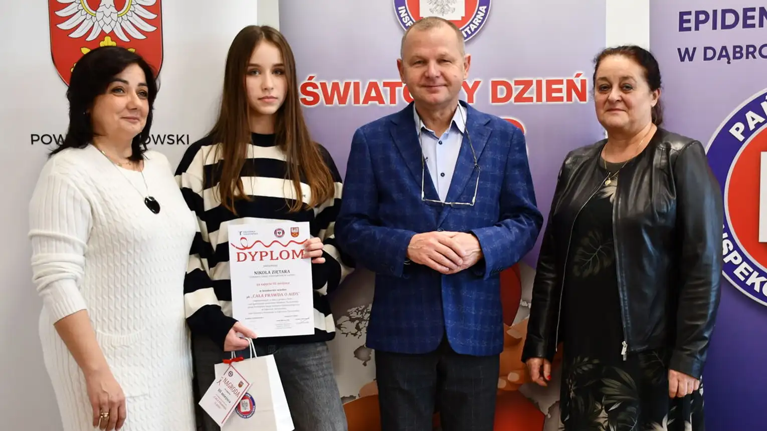 Znamy laureatów konkursu wiedzy ph. „Cała prawda o AIDS”