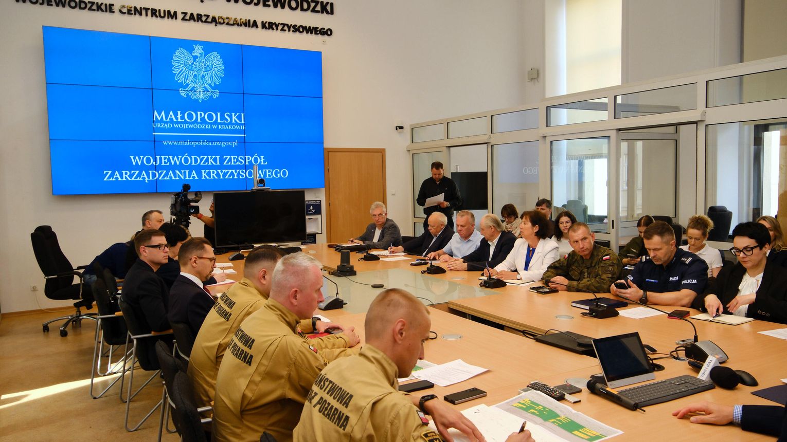 Zwołano posiedzenie Wojewódzkiego Zespołu Zarządzania Kryzysowego