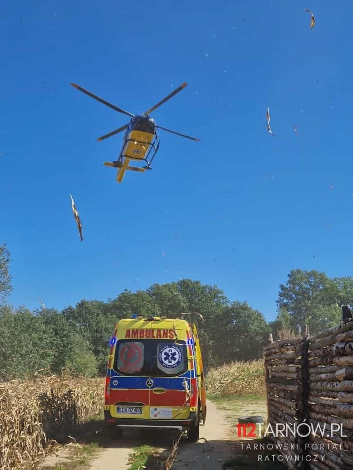 37-latek ranny podczas zawodów na strzelnicy w powiecie dąbrowskim. Lądował śmigłowiec LPR