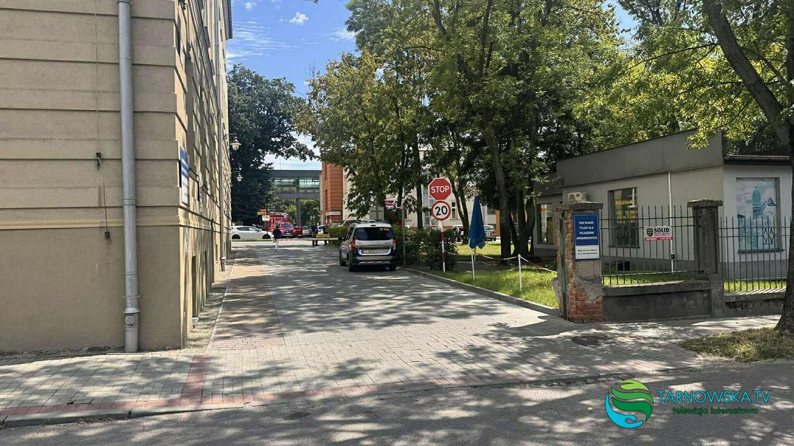 Akcja służb na starym szpitalu w Tarnowie