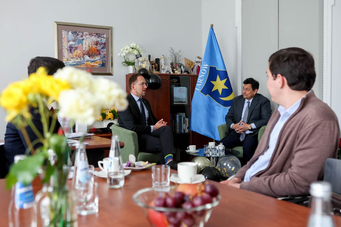 Ambasador Uzbekistanu z wizytą w Tarnowie