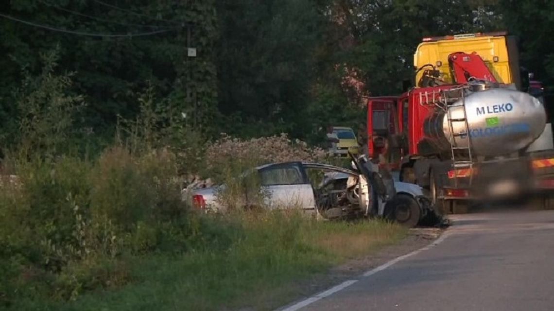 Areszt i zarzuty dla kierowcy cysterny, który spowodował tragiczny wypadek w Małopolsce